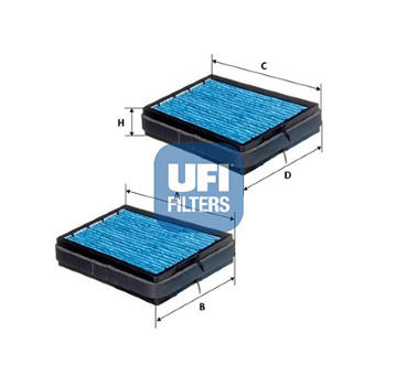 Filtr, vzduch v interiéru UFI 34.130.00