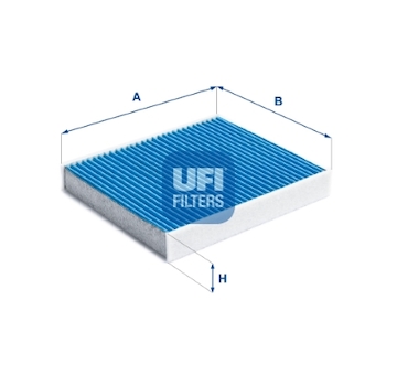 Filtr, vzduch v interiéru UFI 34.319.00