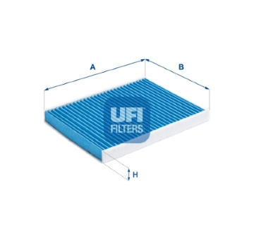 Filtr, vzduch v interiéru UFI 34.170.00