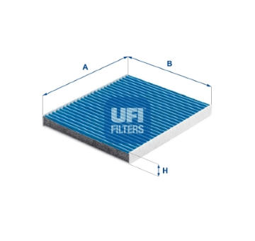 Filtr, vzduch v interiéru UFI 34.221.00