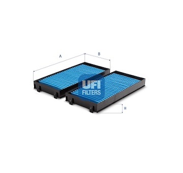 Filtr, vzduch v interiéru UFI 34.243.00