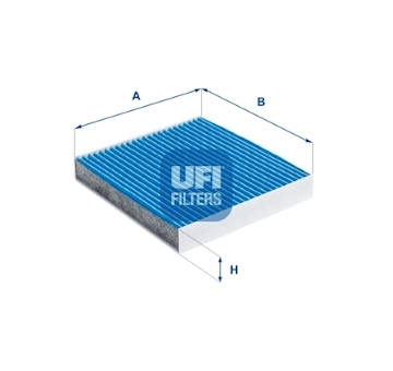 Filtr, vzduch v interiéru UFI 34.266.00