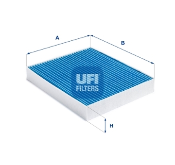 Filtr, vzduch v interiéru UFI 34.289.00