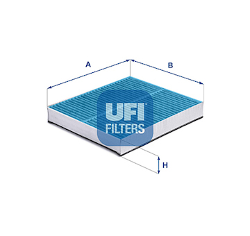 Filtr, vzduch v interiéru UFI 34.320.00