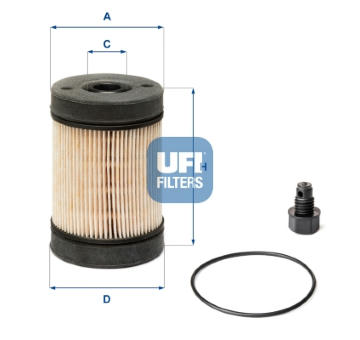 Filtr močoviny UFI 44.002.00
