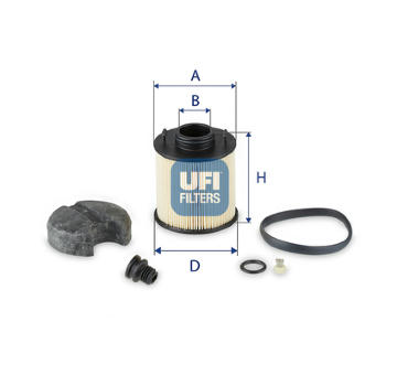 Filtr močoviny UFI 44.011.00