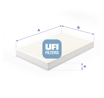 Filtr, vzduch v interiéru UFI 53.011.00