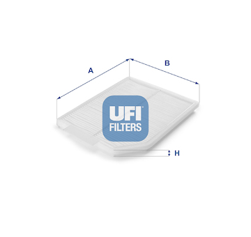Filtr, vzduch v interiéru UFI 53.018.00