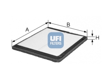 Filtr, vzduch v interiéru UFI 53.020.00