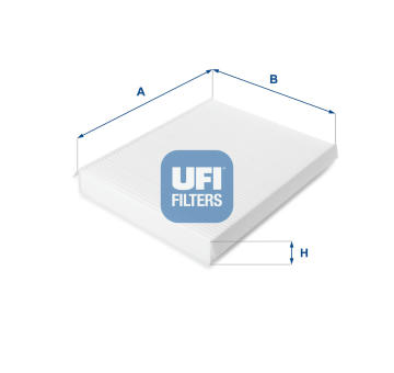 Filtr, vzduch v interiéru UFI 53.040.00