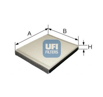 Filtr, vzduch v interiéru UFI 53.051.00