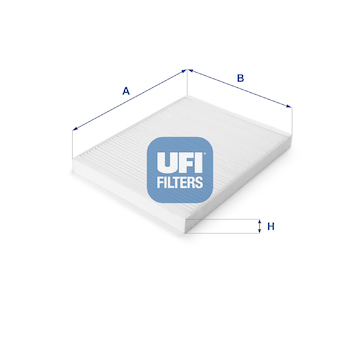 Filtr, vzduch v interiéru UFI 53.052.00