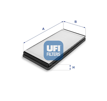Filtr, vzduch v interiéru UFI 53.059.00