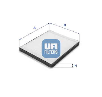 Filtr, vzduch v interiéru UFI 53.075.00