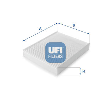 Filtr, vzduch v interiéru UFI 53.076.00