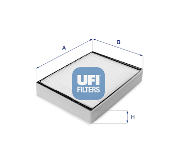 Filtr, vzduch v interiéru UFI 53.077.00