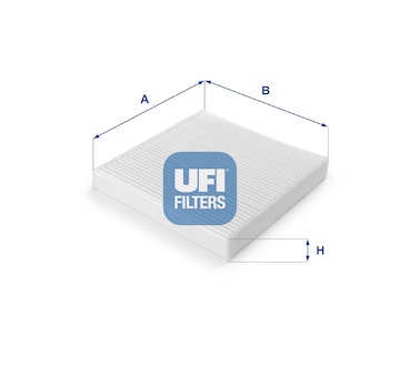 Filtr, vzduch v interiéru UFI 53.086.00