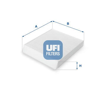 Filtr, vzduch v interiéru UFI 53.087.00