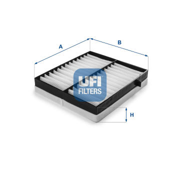 Filtr, vzduch v interiéru UFI 53.100.00