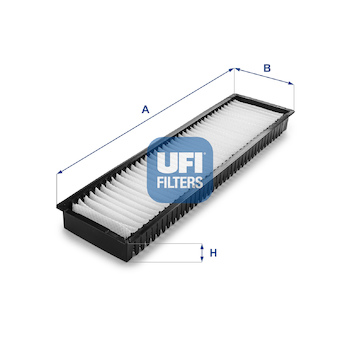 Filtr, vzduch v interiéru UFI 53.101.00