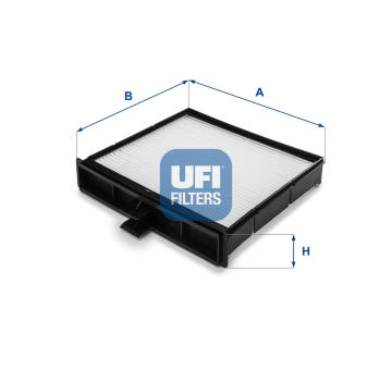 Filtr, vzduch v interiéru UFI 53.106.00