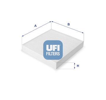 Filtr, vzduch v interiéru UFI 53.115.00