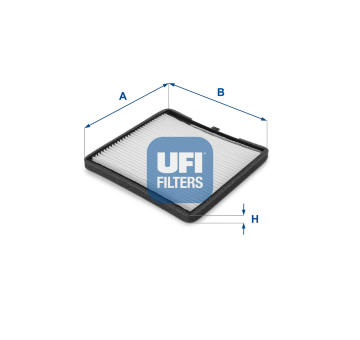 Filtr, vzduch v interiéru UFI 53.116.00