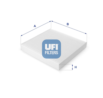 Filtr, vzduch v interiéru UFI 53.123.00