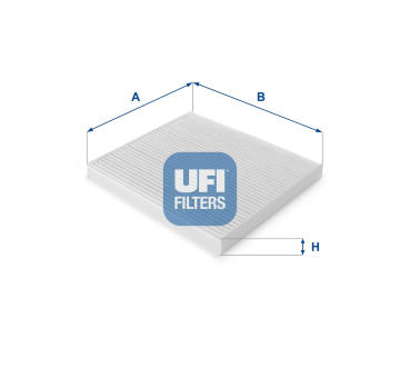 Filtr, vzduch v interiéru UFI 53.125.00