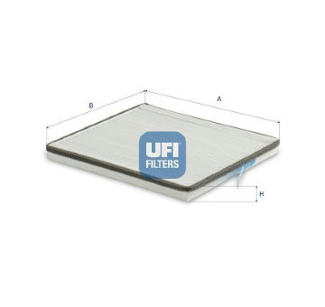 Filtr, vzduch v interiéru UFI 53.127.00