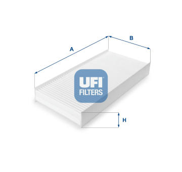 Filtr, vzduch v interiéru UFI 53.136.00