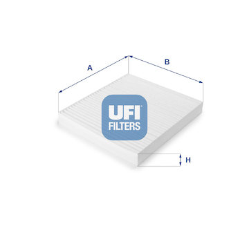 Filtr, vzduch v interiéru UFI 53.150.00