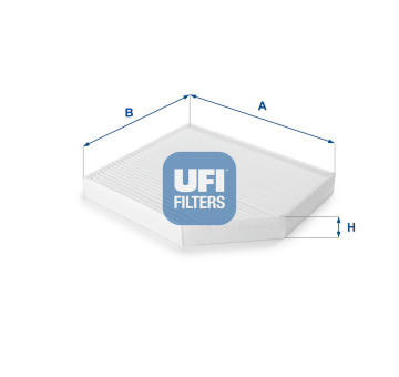 Filtr, vzduch v interiéru UFI 53.153.00