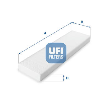 Filtr, vzduch v interiéru UFI 53.156.00