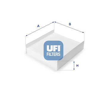 Filtr, vzduch v interiéru UFI 53.157.00