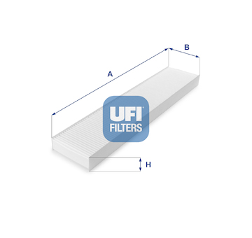 Filtr, vzduch v interiéru UFI 53.162.00