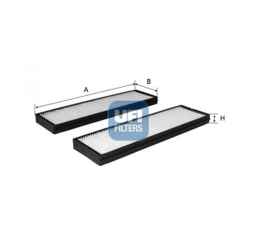 Filtr, vzduch v interiéru UFI 53.163.00