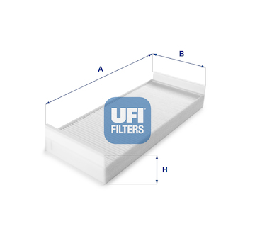 Filtr, vzduch v interiéru UFI 53.165.00