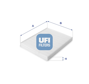 Filtr, vzduch v interiéru UFI 53.207.00