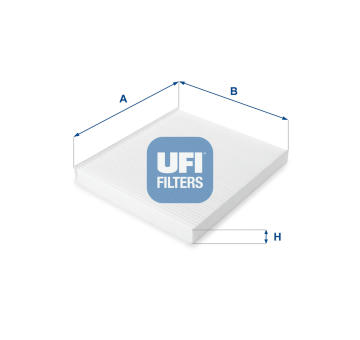 Filtr, vzduch v interiéru UFI 53.209.00