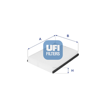 Filtr, vzduch v interiéru UFI 53.211.00