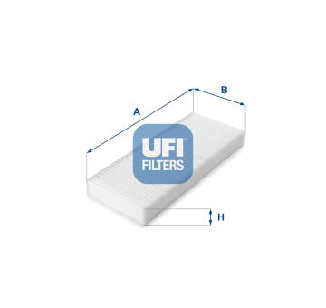 Filtr, vzduch v interiéru UFI 53.214.00
