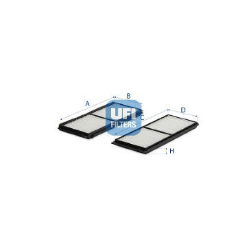 Filtr, vzduch v interiéru UFI 53.219.00