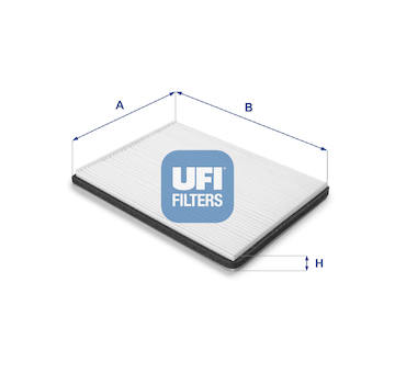 Filtr, vzduch v interiéru UFI 53.222.00