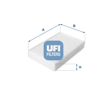 Filtr, vzduch v interiéru UFI 53.223.00