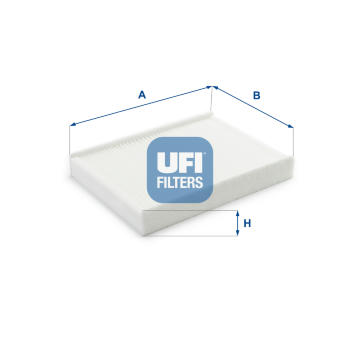 Filtr, vzduch v interiéru UFI 53.233.00