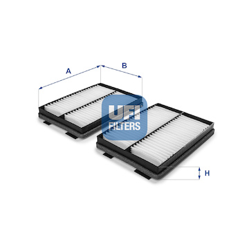 Filtr, vzduch v interiéru UFI 53.234.00