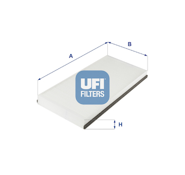 Filtr, vzduch v interiéru UFI 53.247.00