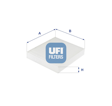 Filtr, vzduch v interiéru UFI 53.249.00