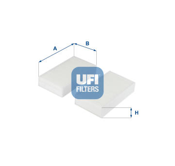 Filtr, vzduch v interiéru UFI 53.253.00